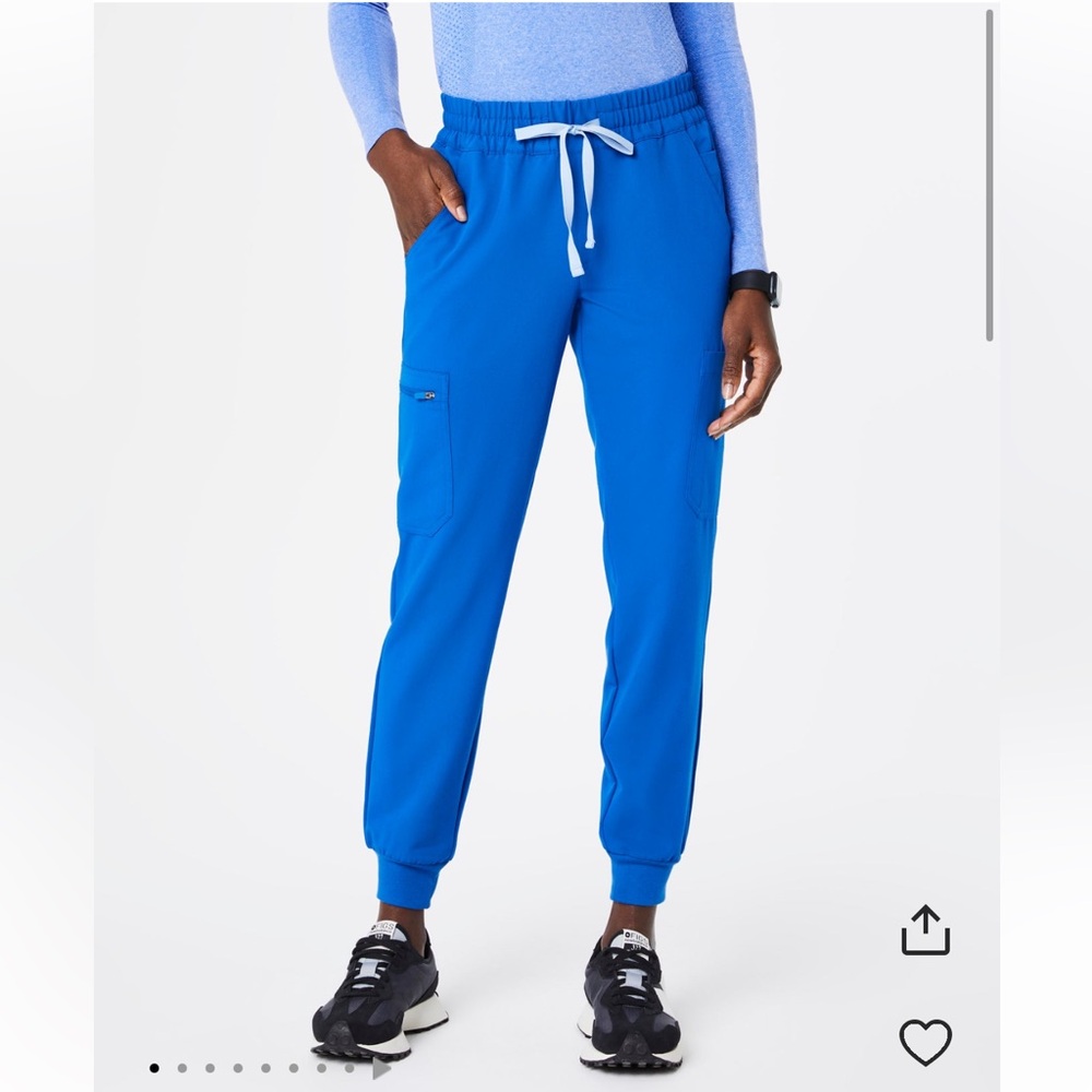 Figs Royal Blue Uman relaxed jogger scrub pants